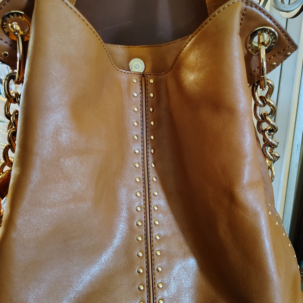 Michael Kors Tan Leather Interior